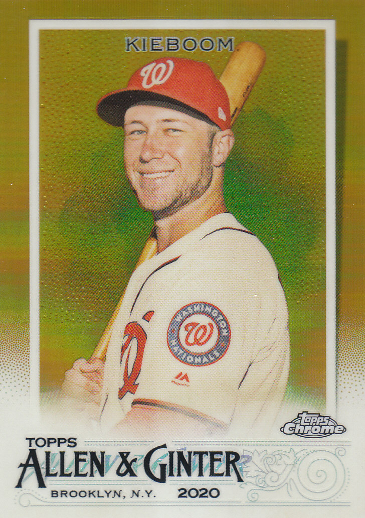 2020 Allen and Ginter Chrome (Topps) Baseball "Refractors" Parallel Cards - Bild 98 von 109