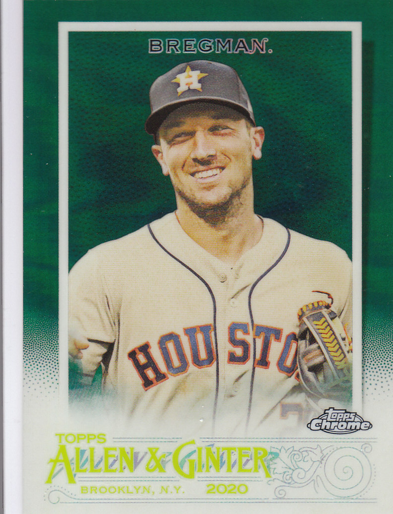 2020 Allen and Ginter Chrome (Topps) Baseball "Refractors" Parallel Cards - Bild 96 von 109