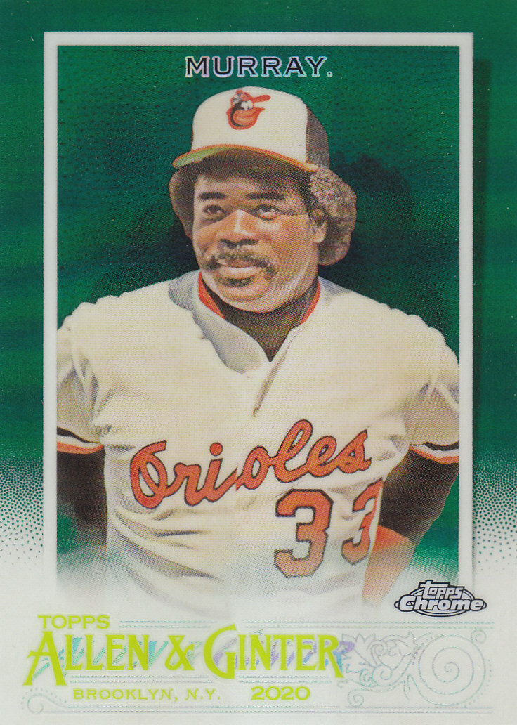 2020 Allen and Ginter Chrome (Topps) Baseball "Refractors" Parallel Cards - Bild 94 von 109