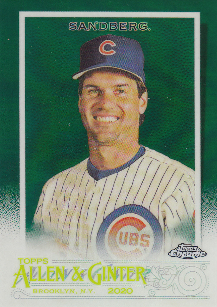 2020 Allen and Ginter Chrome (Topps) Baseball "Refractors" Parallel Cards - Bild 88 von 109