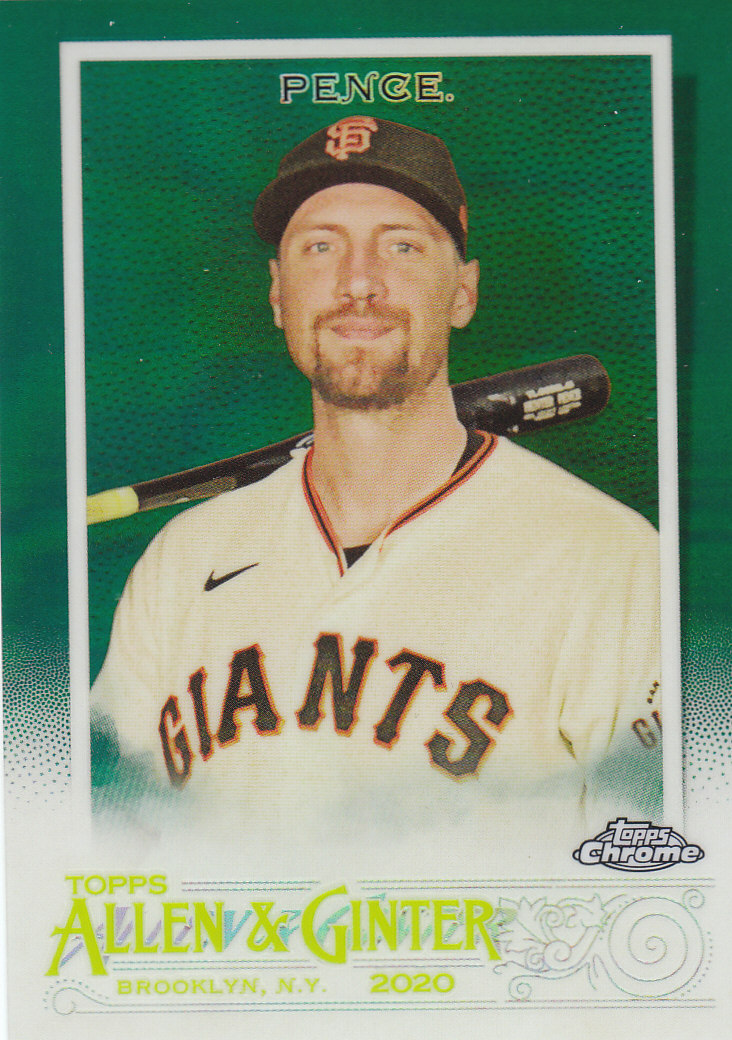 2020 Allen and Ginter Chrome (Topps) Baseball "Refractors" Parallel Cards - Bild 84 von 109