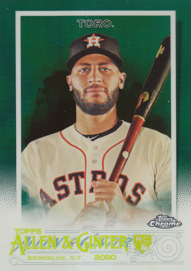 2020 Allen and Ginter Chrome (Topps) Baseball "Refractors" Parallel Cards - Bild 78 von 109