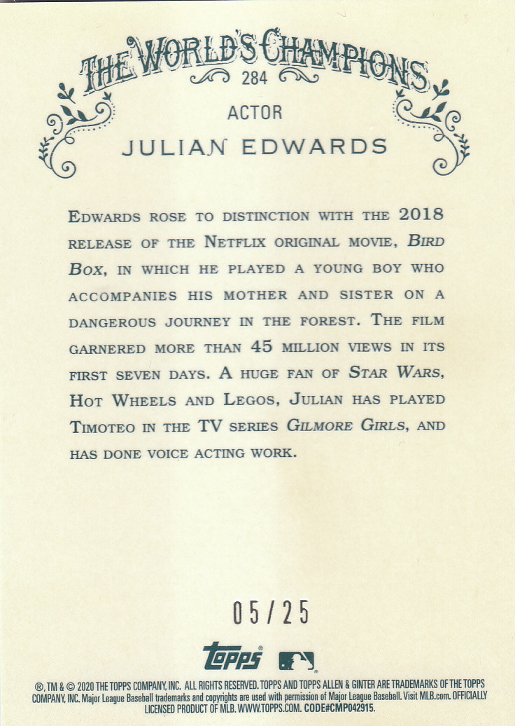 2020 Allen and Ginter Chrome (Topps) Baseball "Refractors" Parallel Cards - Bild 73 von 109