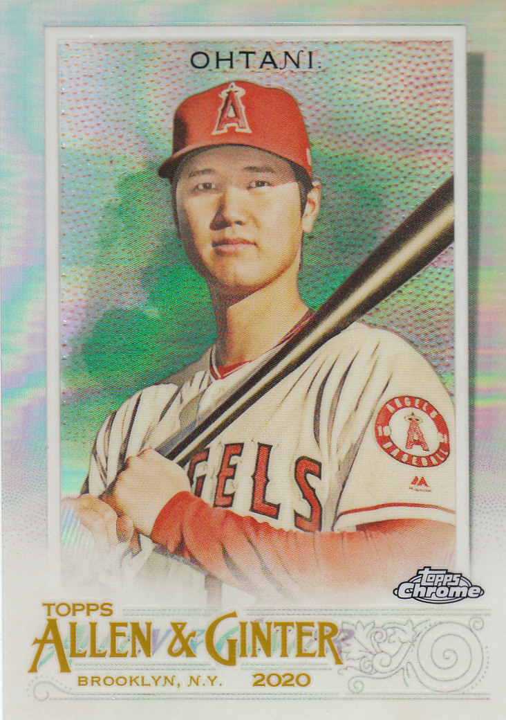 2020 Allen and Ginter Chrome (Topps) Baseball "Refractors" Parallel Cards - Bild 62 von 109