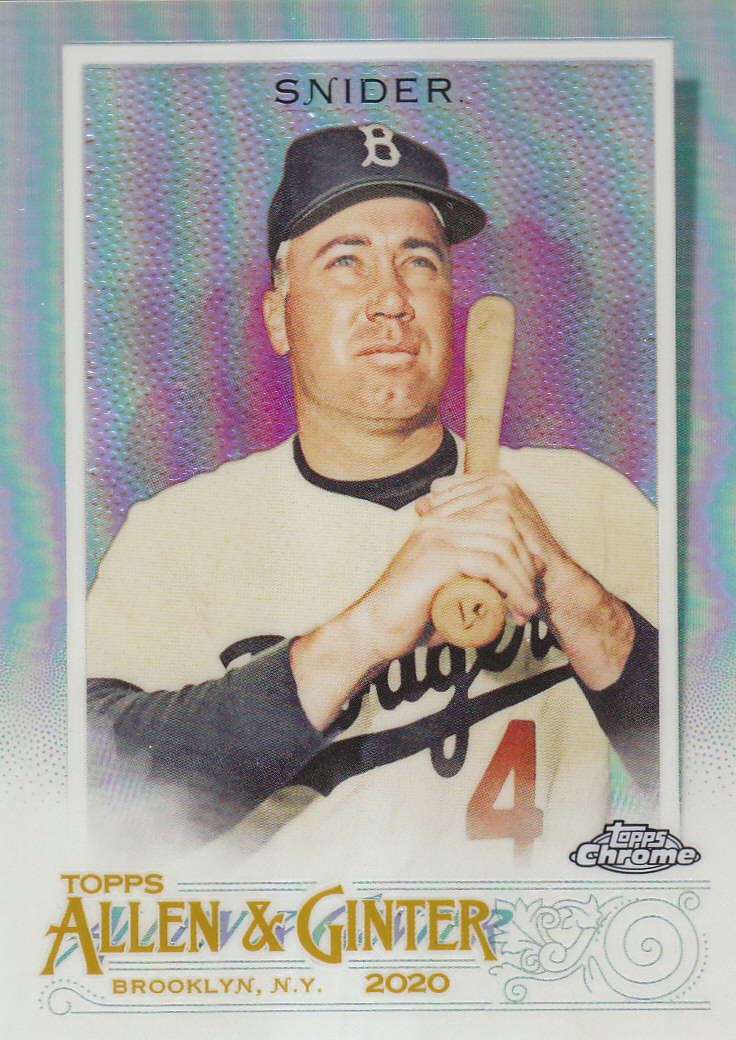 2020 Allen and Ginter Chrome (Topps) Baseball "Refractors" Parallel Cards - Bild 54 von 109