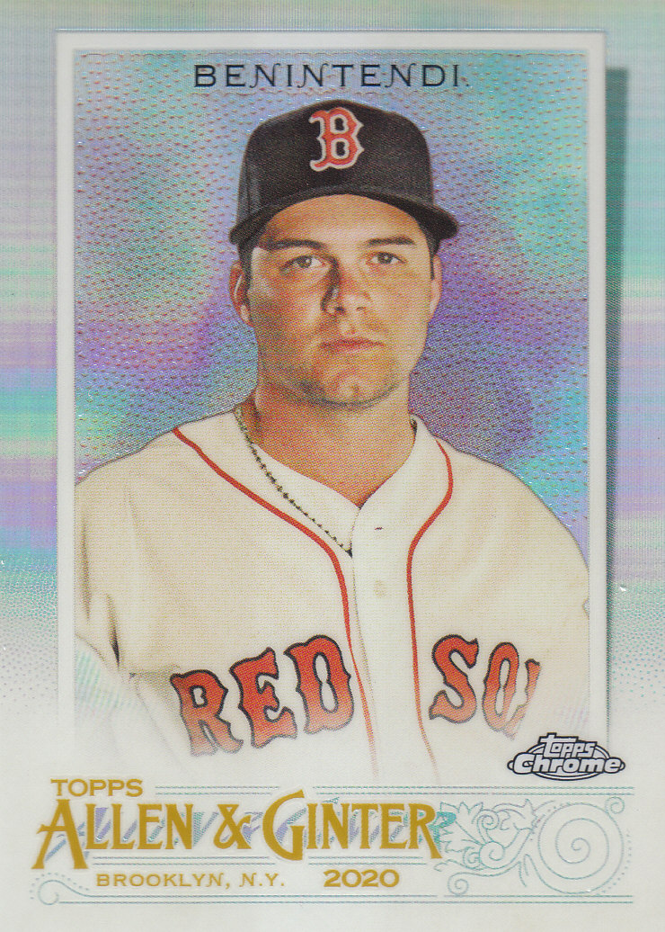 2020 Allen and Ginter Chrome (Topps) Baseball "Refractors" Parallel Cards - Bild 50 von 109