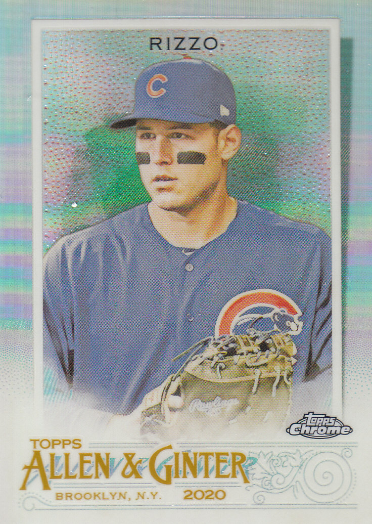 2020 Allen and Ginter Chrome (Topps) Baseball "Refractors" Parallel Cards - Bild 48 von 109