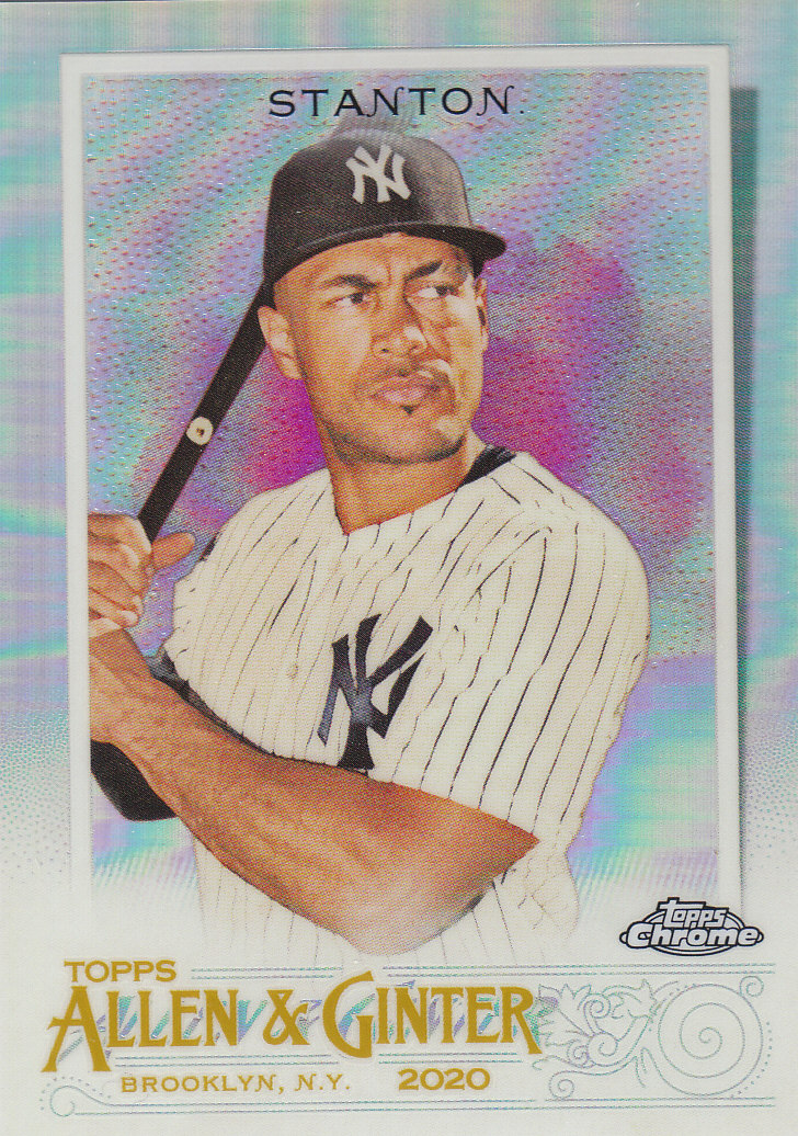 2020 Allen and Ginter Chrome (Topps) Baseball "Refractors" Parallel Cards - Bild 44 von 109