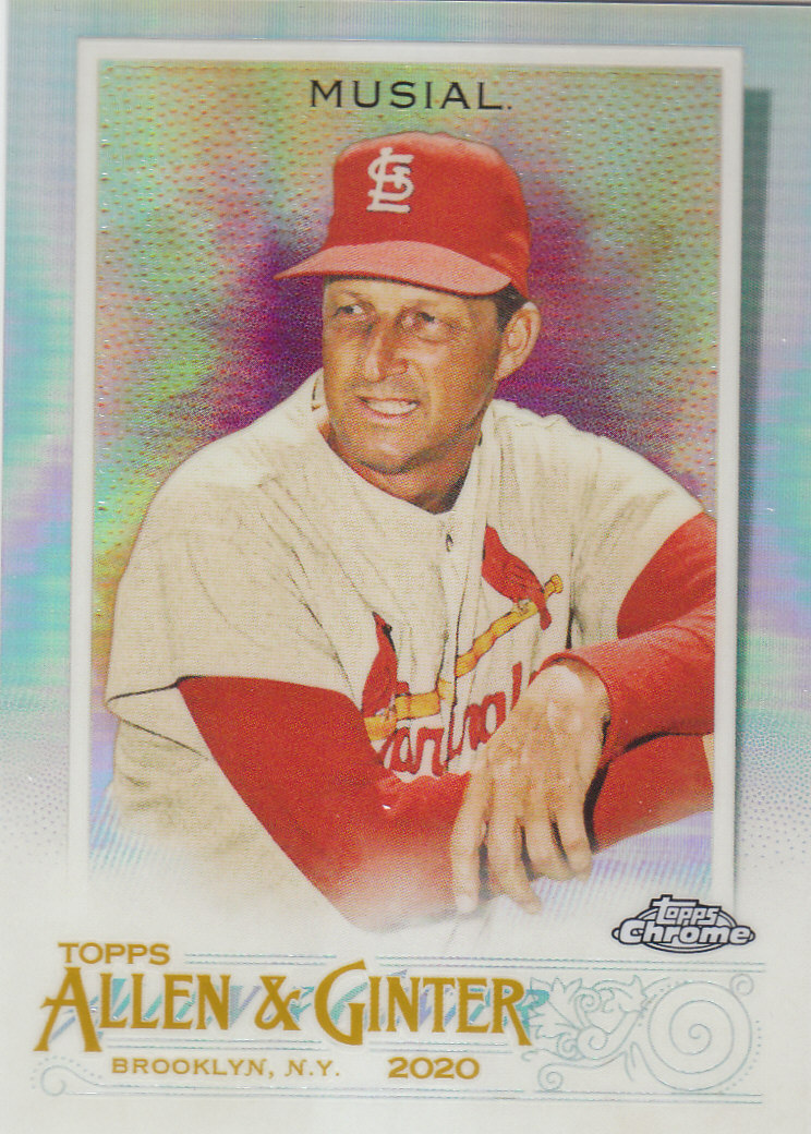 2020 Allen and Ginter Chrome (Topps) Baseball "Refractors" Parallel Cards - Bild 42 von 109