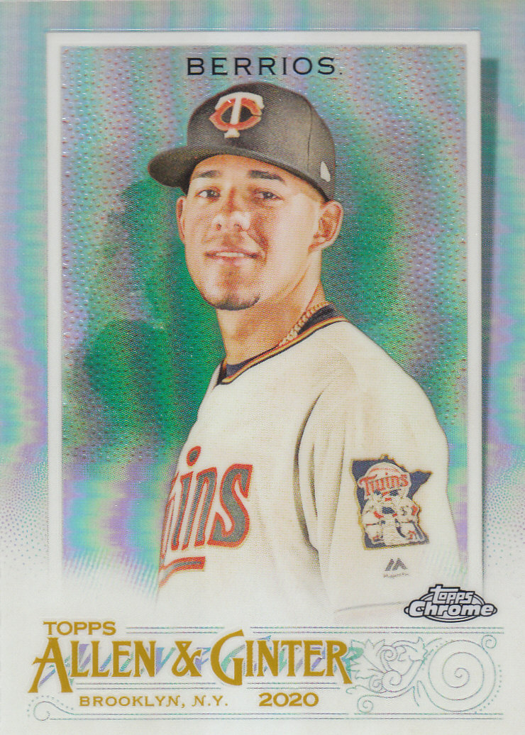 2020 Allen and Ginter Chrome (Topps) Baseball "Refractors" Parallel Cards - Bild 38 von 109