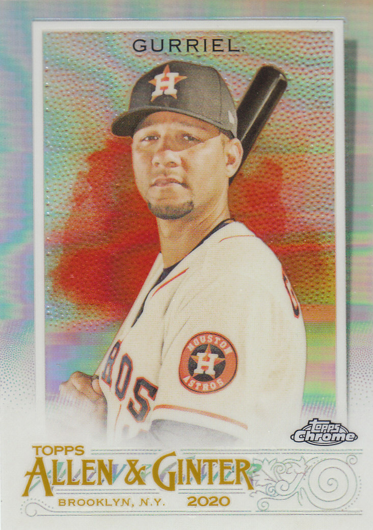 2020 Allen and Ginter Chrome (Topps) Baseball "Refractors" Parallel Cards - Bild 30 von 109