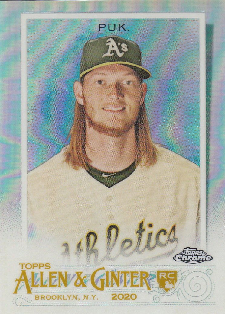 2020 Allen and Ginter Chrome (Topps) Baseball "Refractors" Parallel Cards - Bild 18 von 109