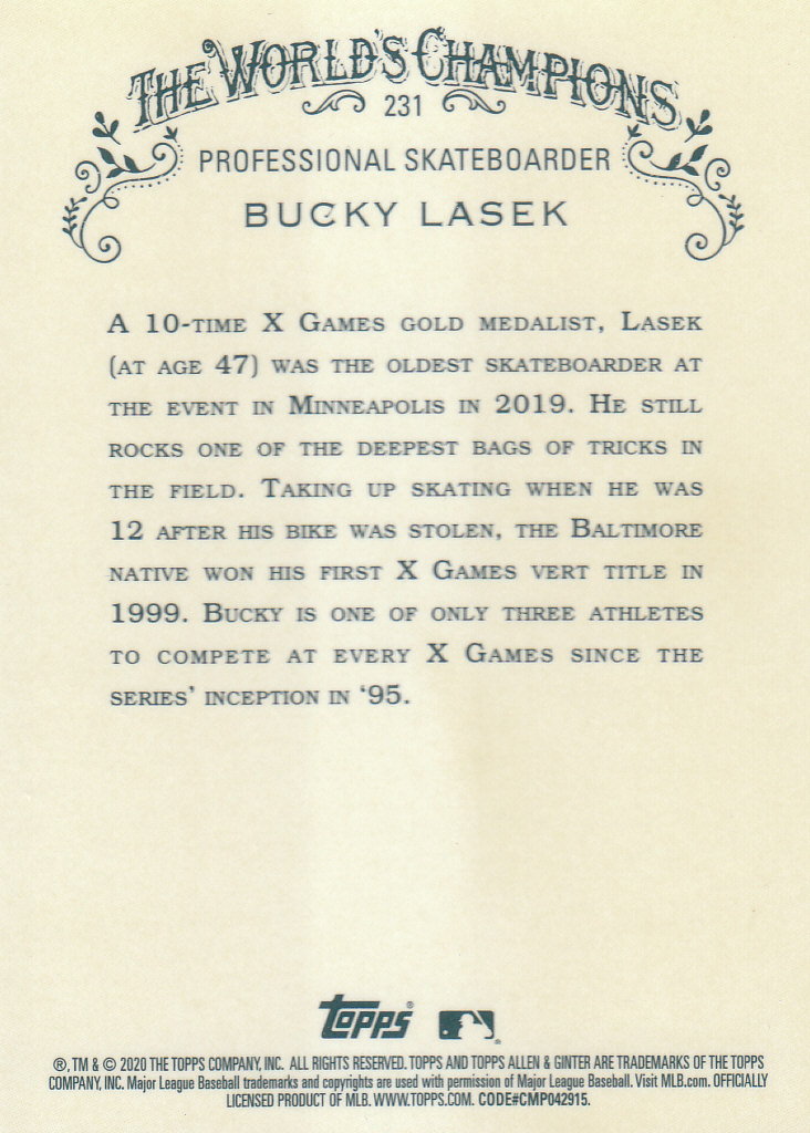 2020 Allen and Ginter Chrome (Topps) Baseball "Refractors" Parallel Cards - Bild 17 von 109