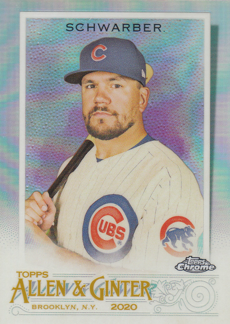 2020 Allen and Ginter Chrome (Topps) Baseball "Refractors" Parallel Cards - Bild 14 von 109