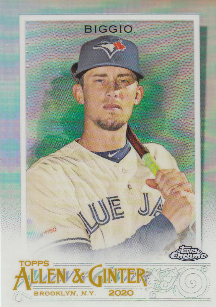 2020 Allen and Ginter Chrome (Topps) Baseball "Refractors" Parallel Cards - Bild 12 von 109