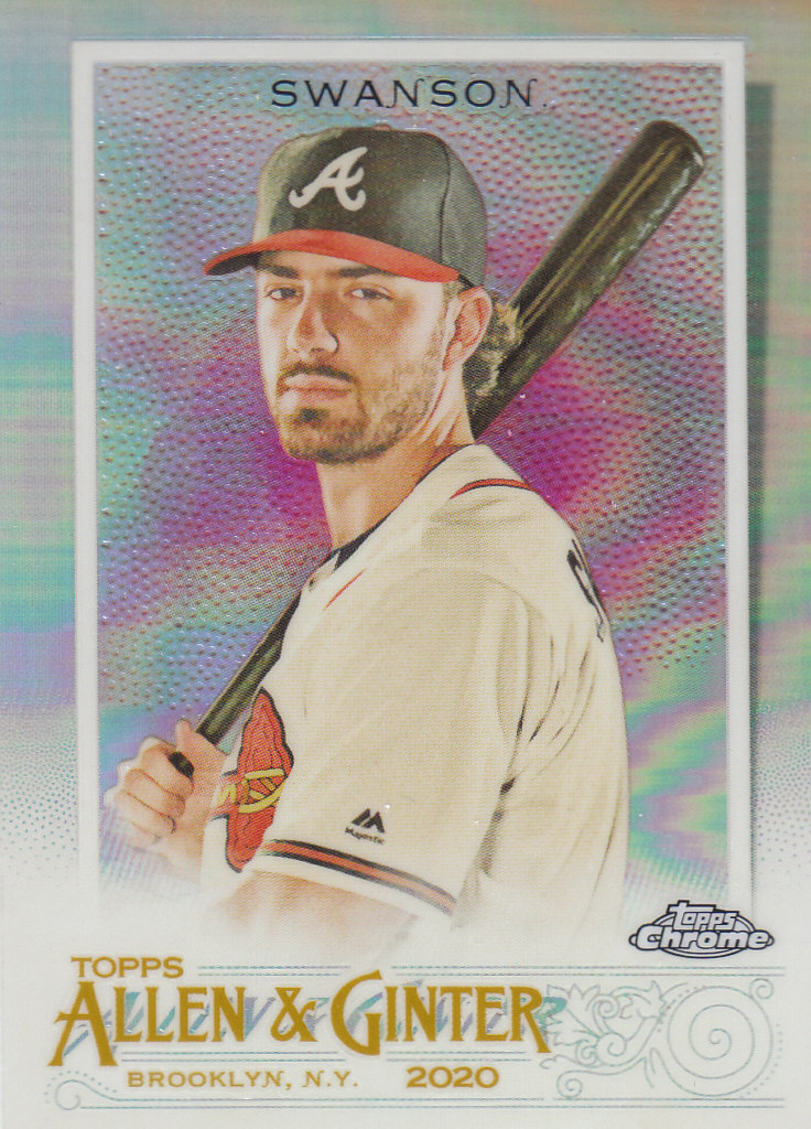 2020 Allen and Ginter Chrome (Topps) Baseball "Refractors" Parallel Cards - Bild 10 von 109