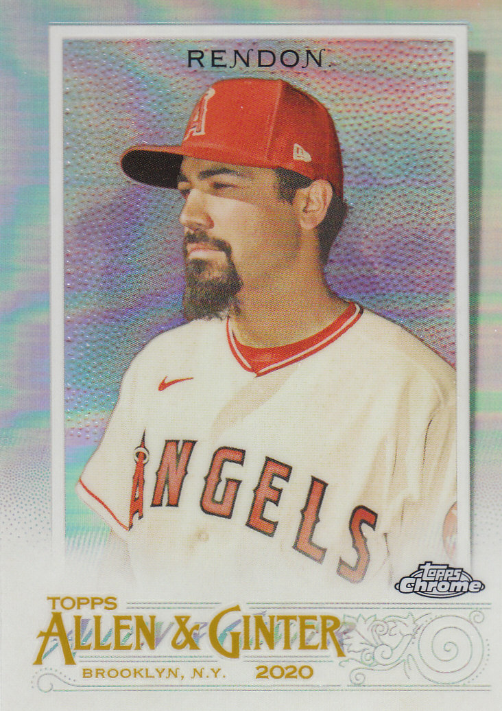 2020 Allen and Ginter Chrome (Topps) Baseball "Refractors" Parallel Cards - Bild 6 von 109