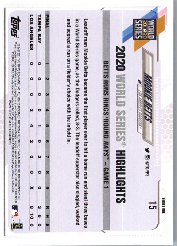 2021 Topps Baseball Base Set Cards #1 to #250 Rookies and Veterans - Picture 25 of 471