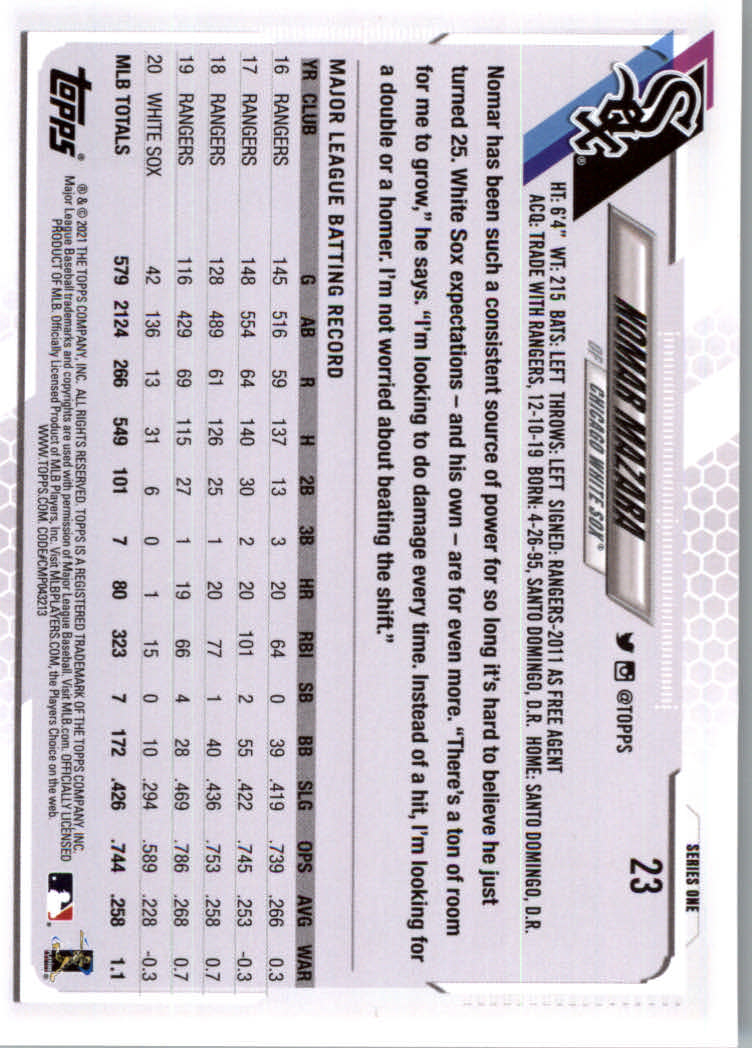 2021 Topps Baseball Base Set Cards #1 to #250 Rookies and Veterans - Picture 41 of 471