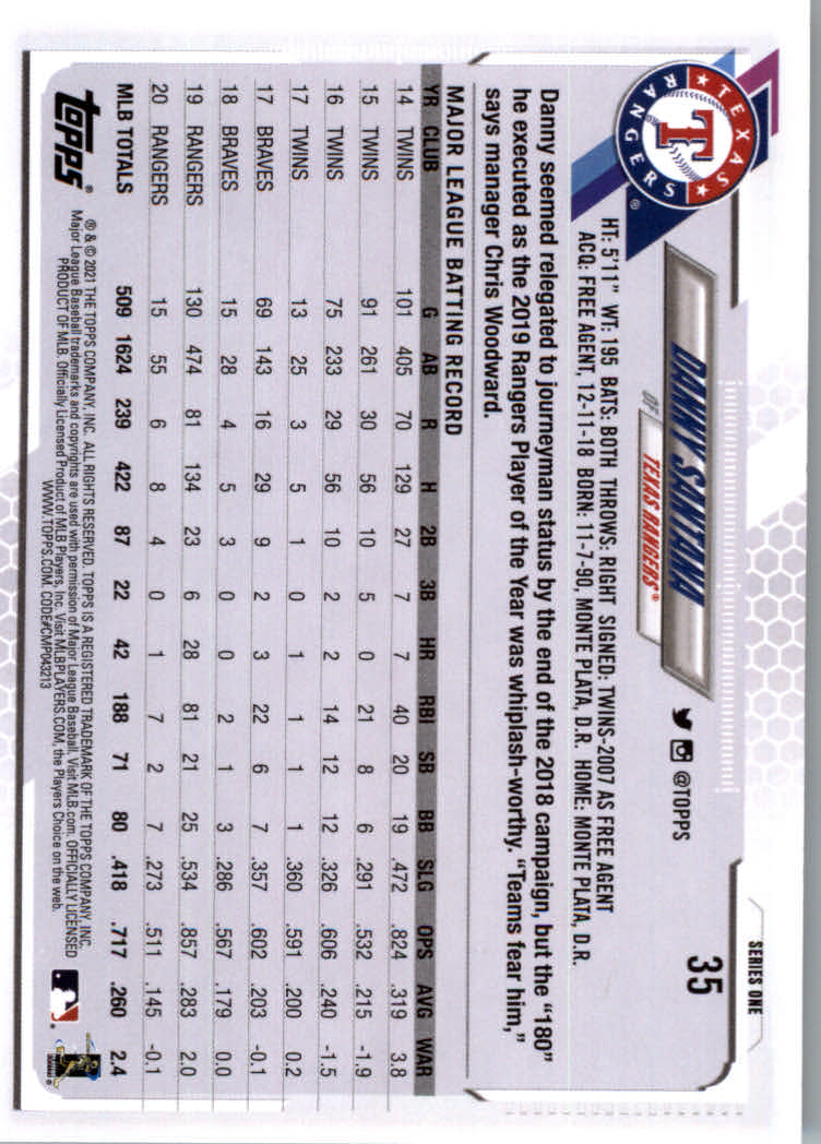 2021 Topps Baseball Base Set Cards #1 to #250 Rookies and Veterans - Picture 63 of 471