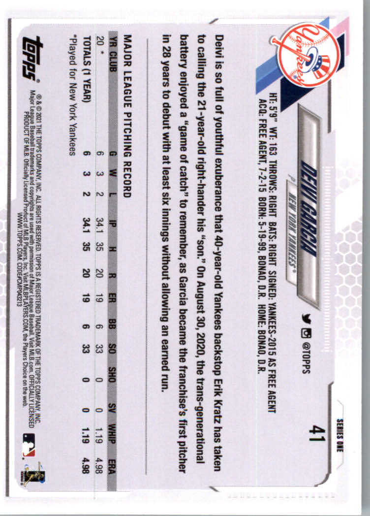 2021 Topps Baseball Base Set Cards #1 to #250 Rookies and Veterans - Picture 75 of 471