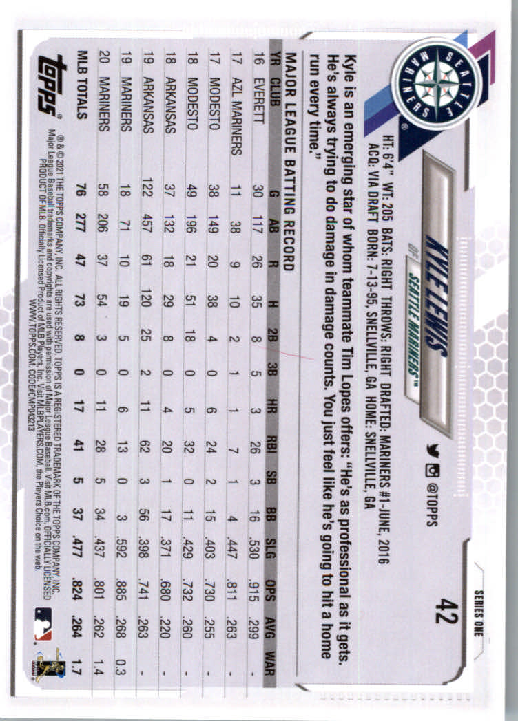 2021 Topps Baseball Base Set Cards #1 to #250 Rookies and Veterans - Picture 77 of 471