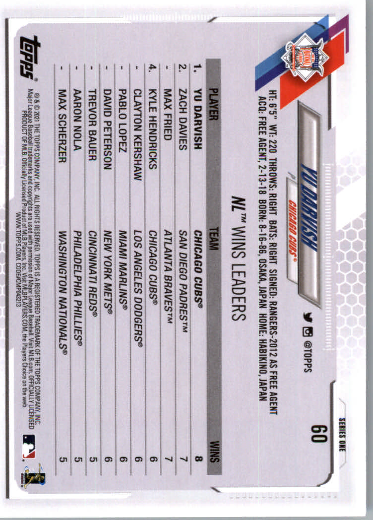 2021 Topps Baseball Base Set Cards #1 to #250 Rookies and Veterans - Picture 111 of 471