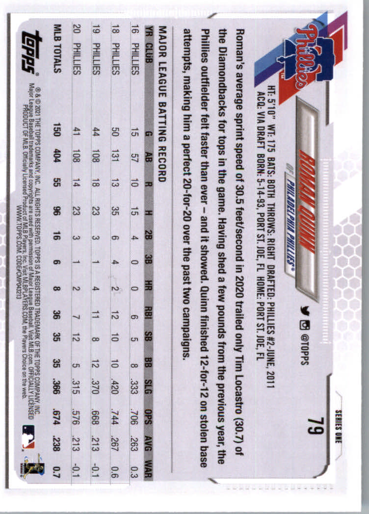 2021 Topps Baseball Base Set Cards #1 to #250 Rookies and Veterans - Picture 149 of 471