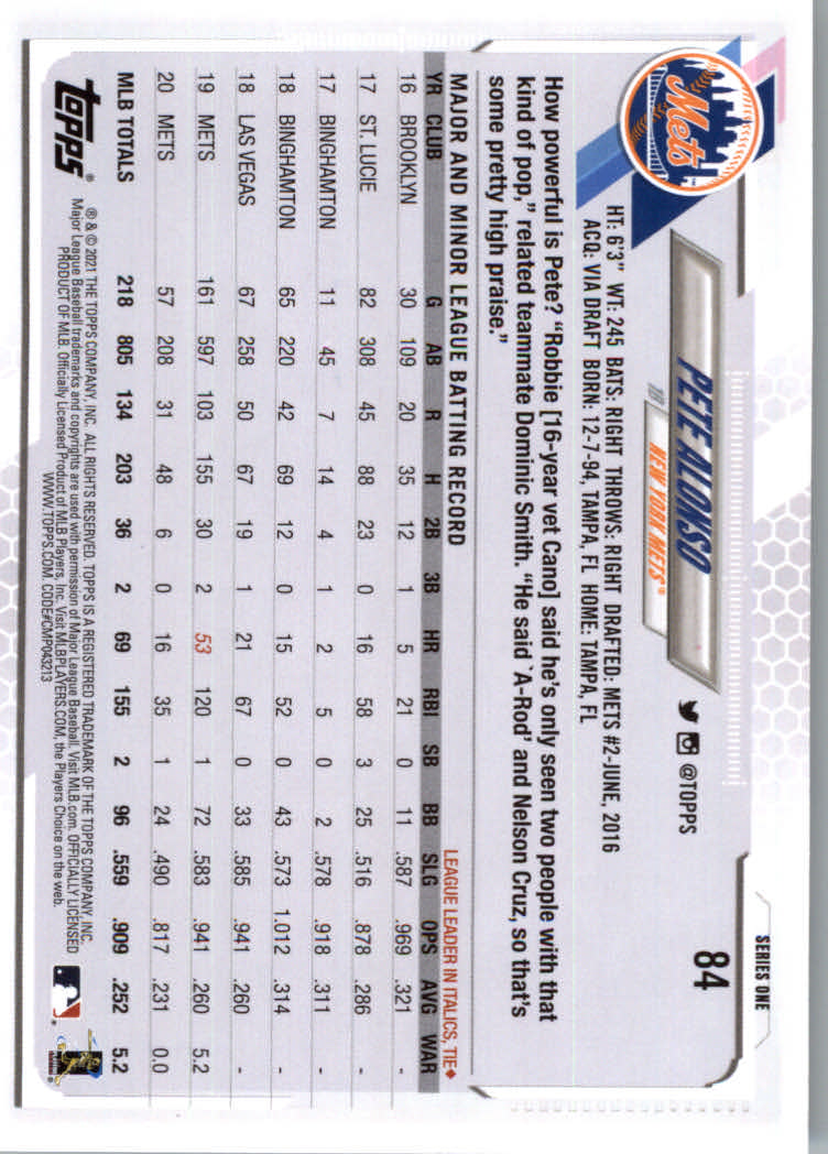 2021 Topps Baseball Base Set Cards #1 to #250 Rookies and Veterans - Picture 159 of 471