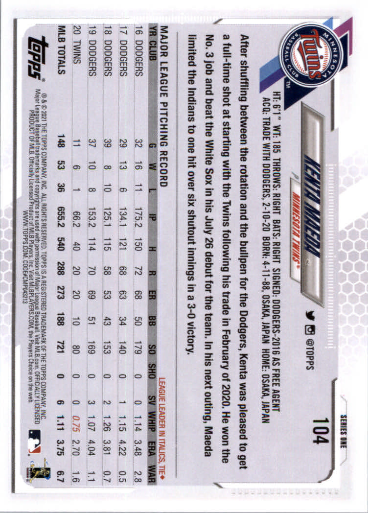 2021 Topps Baseball Base Set Cards #1 to #250 Rookies and Veterans - Picture 197 of 471