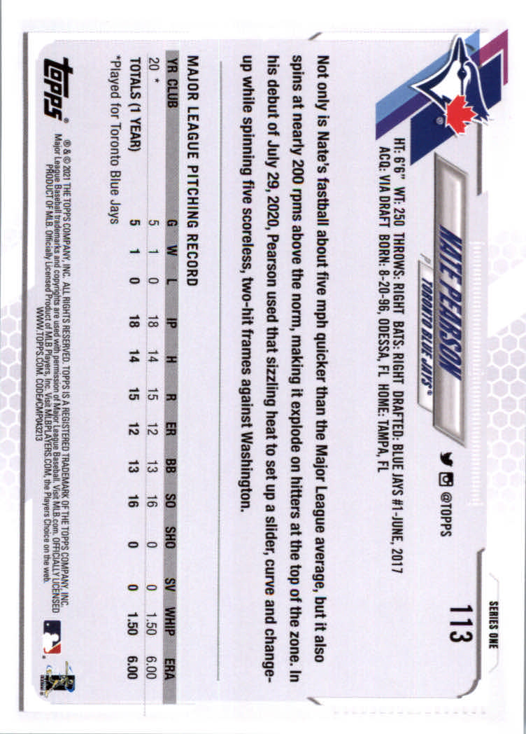 2021 Topps Baseball Base Set Cards #1 to #250 Rookies and Veterans - Picture 213 of 471