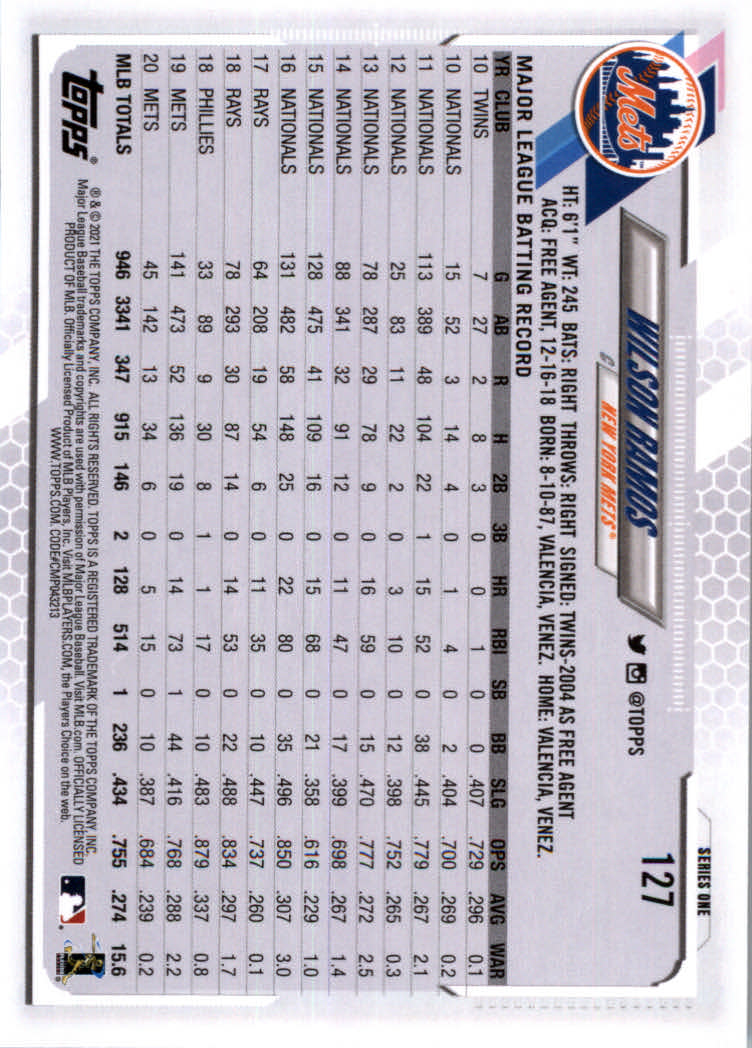 2021 Topps Baseball Base Set Cards #1 to #250 Rookies and Veterans - Picture 239 of 471