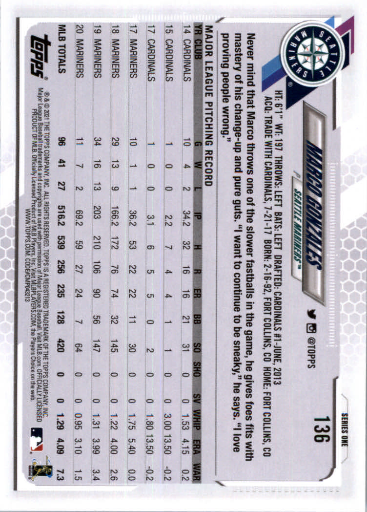 2021 Topps Baseball Base Set Cards #1 to #250 Rookies and Veterans - Picture 257 of 471