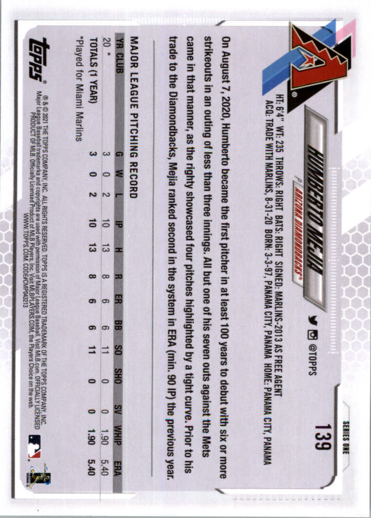 2021 Topps Baseball Base Set Cards #1 to #250 Rookies and Veterans - Picture 261 of 471