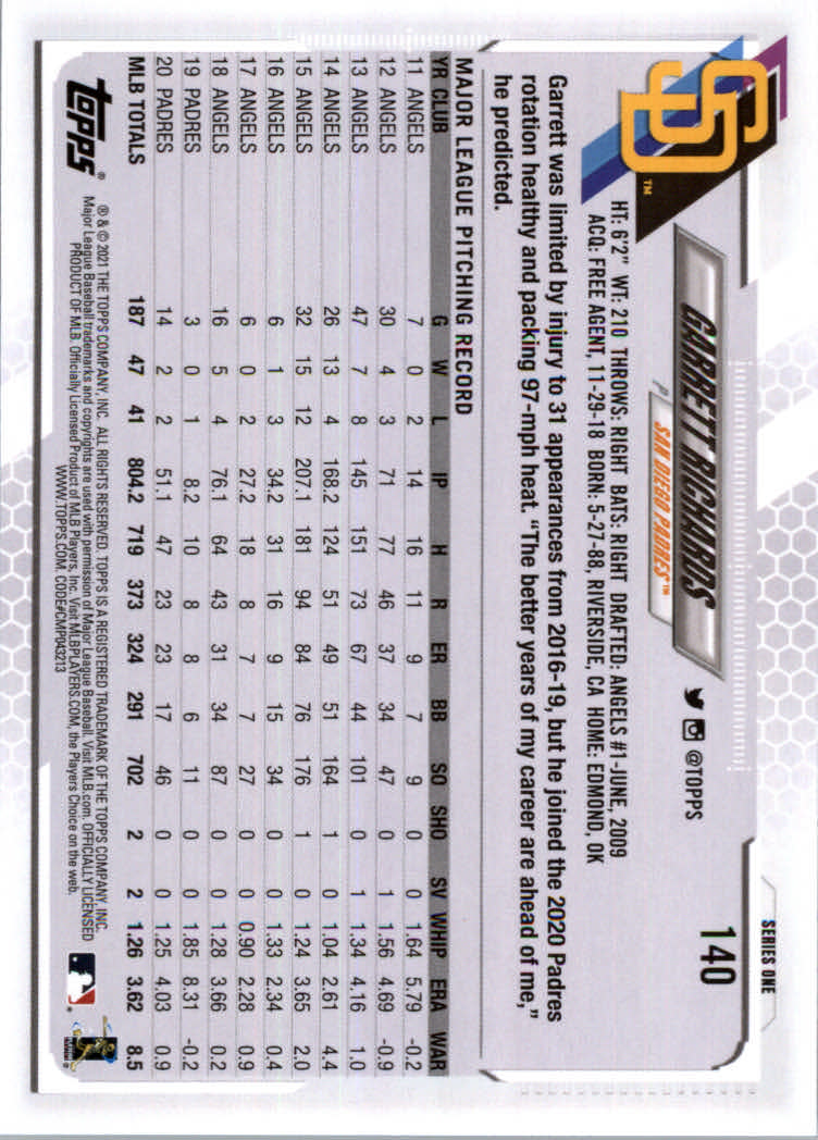 2021 Topps Baseball Base Set Cards #1 to #250 Rookies and Veterans - Picture 263 of 471
