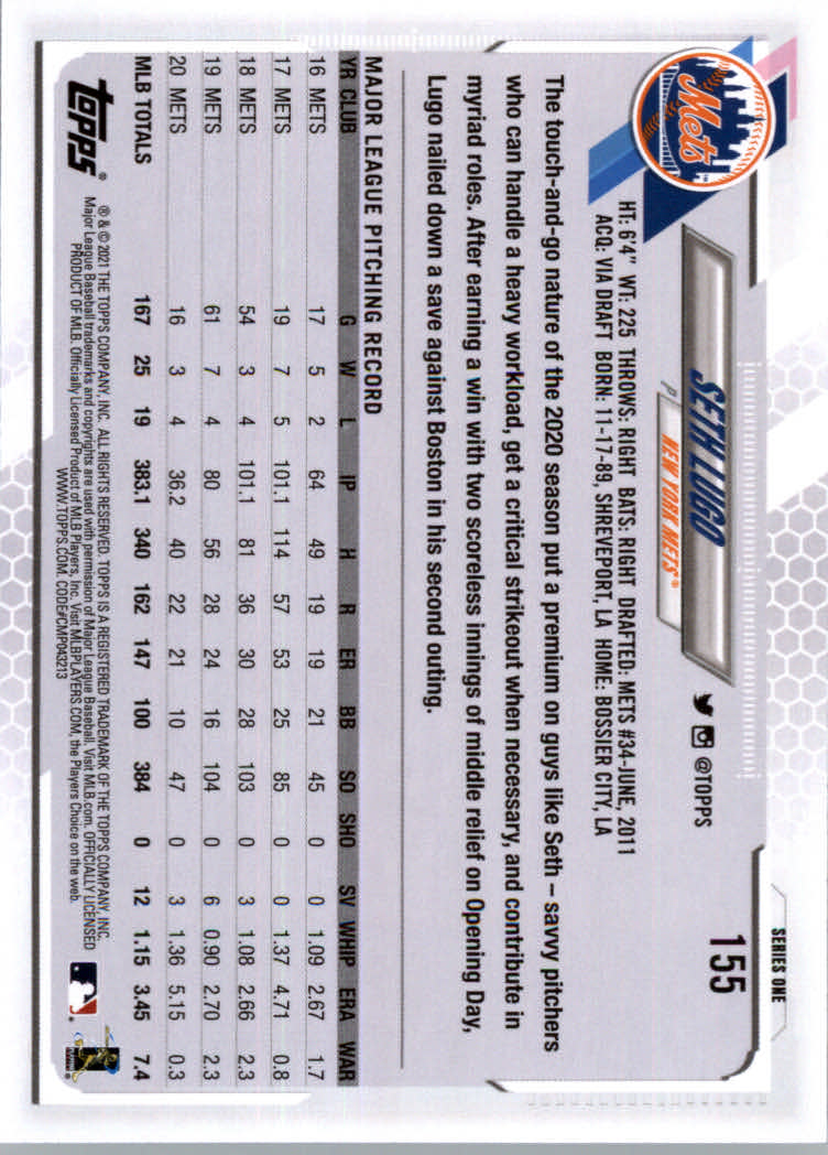 2021 Topps Baseball Base Set Cards #1 to #250 Rookies and Veterans - Picture 289 of 471