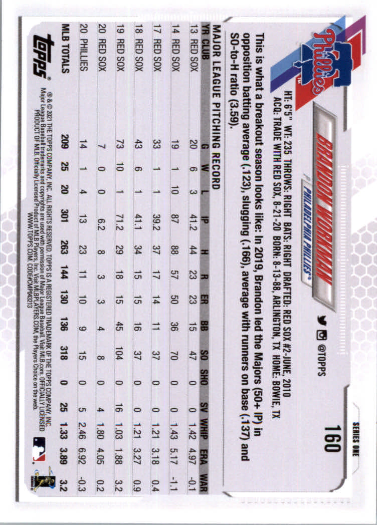 2021 Topps Baseball Base Set Cards #1 to #250 Rookies and Veterans - Picture 299 of 471