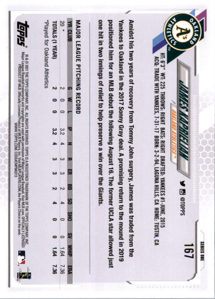 2021 Topps Baseball Base Set Cards #1 to #250 Rookies and Veterans - Picture 313 of 471