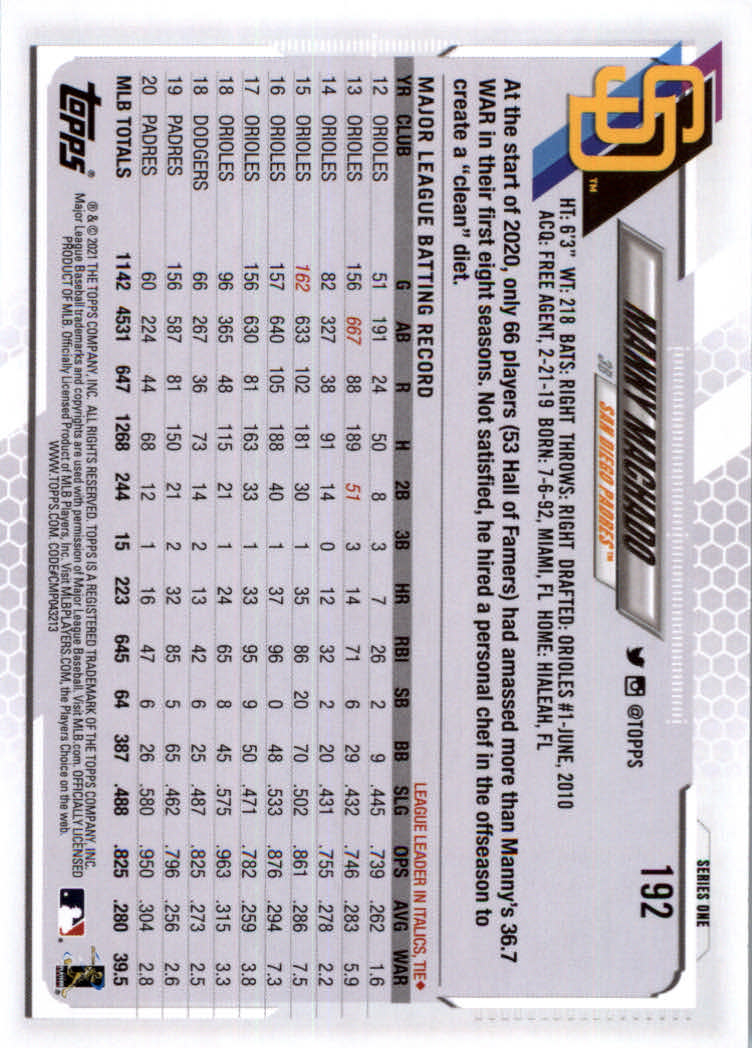 2021 Topps Baseball Base Set Cards #1 to #250 Rookies and Veterans - Picture 359 of 471