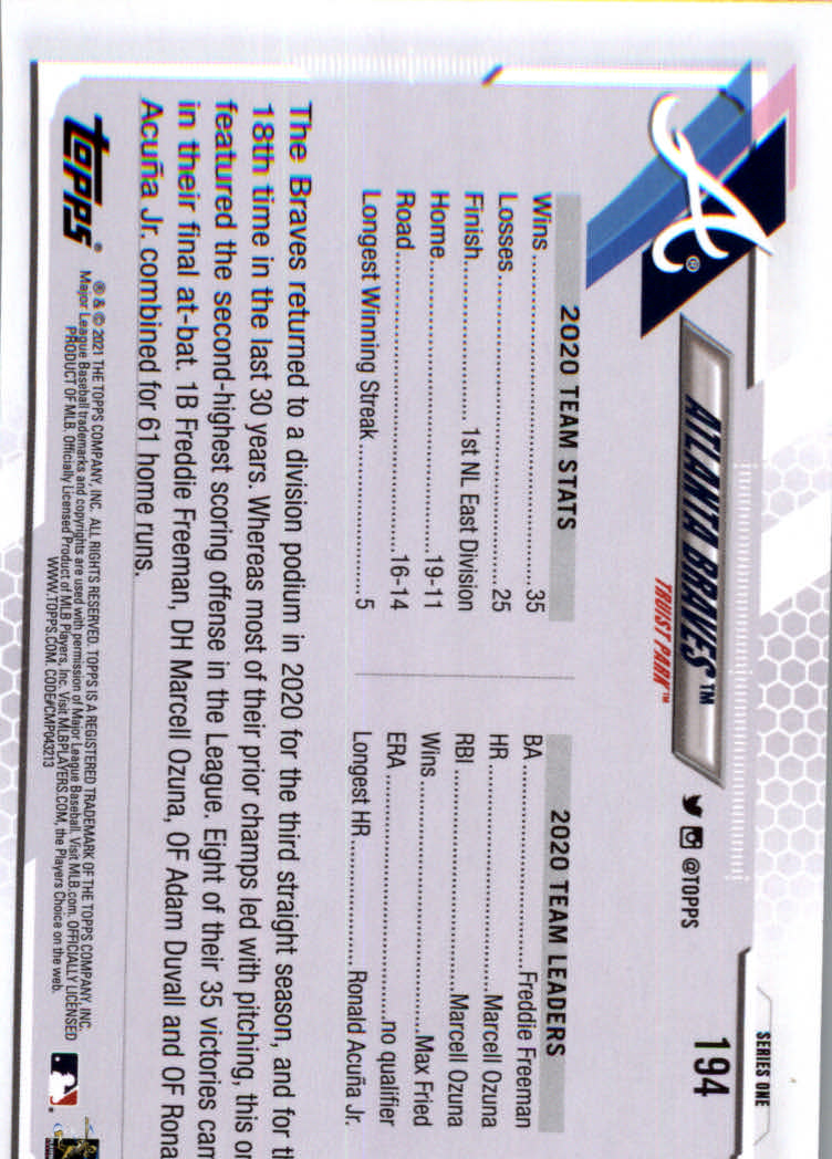 2021 Topps Baseball Base Set Cards #1 to #250 Rookies and Veterans - Picture 363 of 471