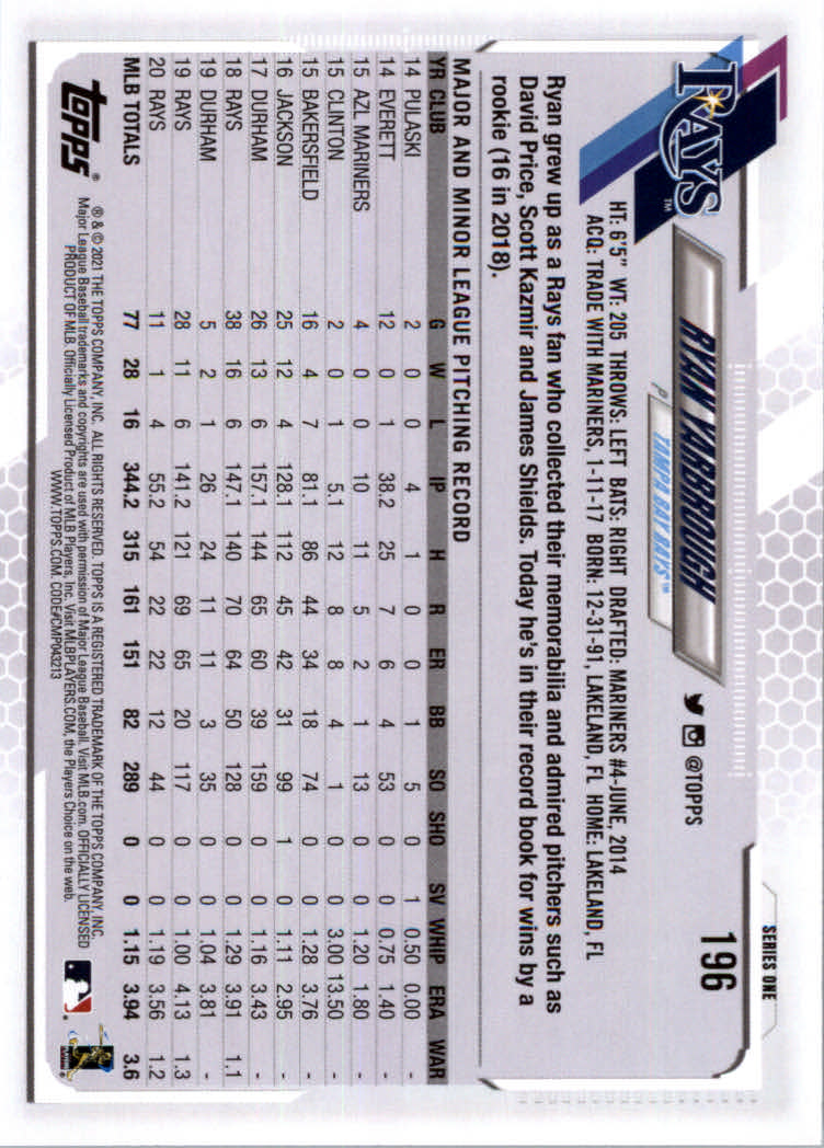 2021 Topps Baseball Base Set Cards #1 to #250 Rookies and Veterans - Picture 367 of 471