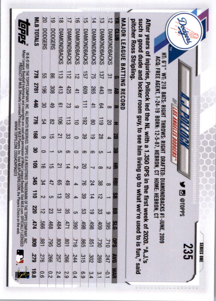 2021 Topps Baseball Base Set Cards #1 to #250 Rookies and Veterans - Picture 443 of 471