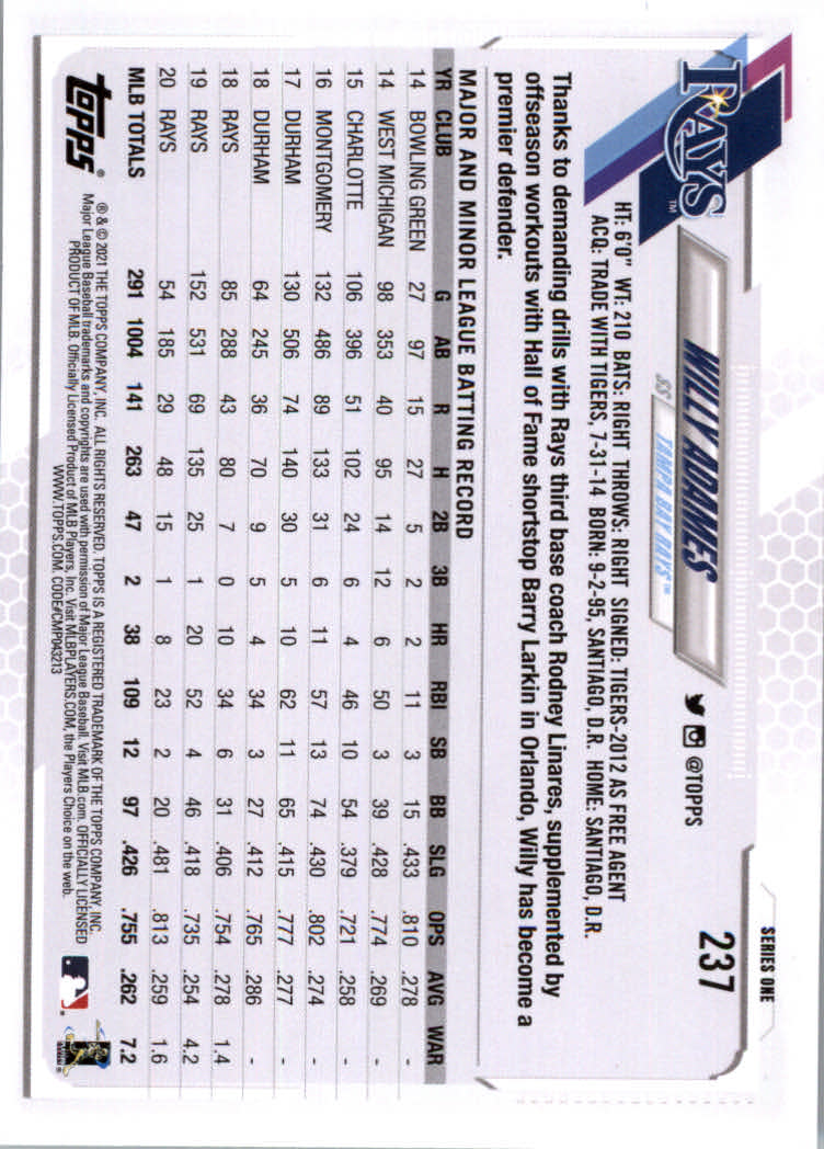 2021 Topps Baseball Base Set Cards #1 to #250 Rookies and Veterans - Picture 447 of 471