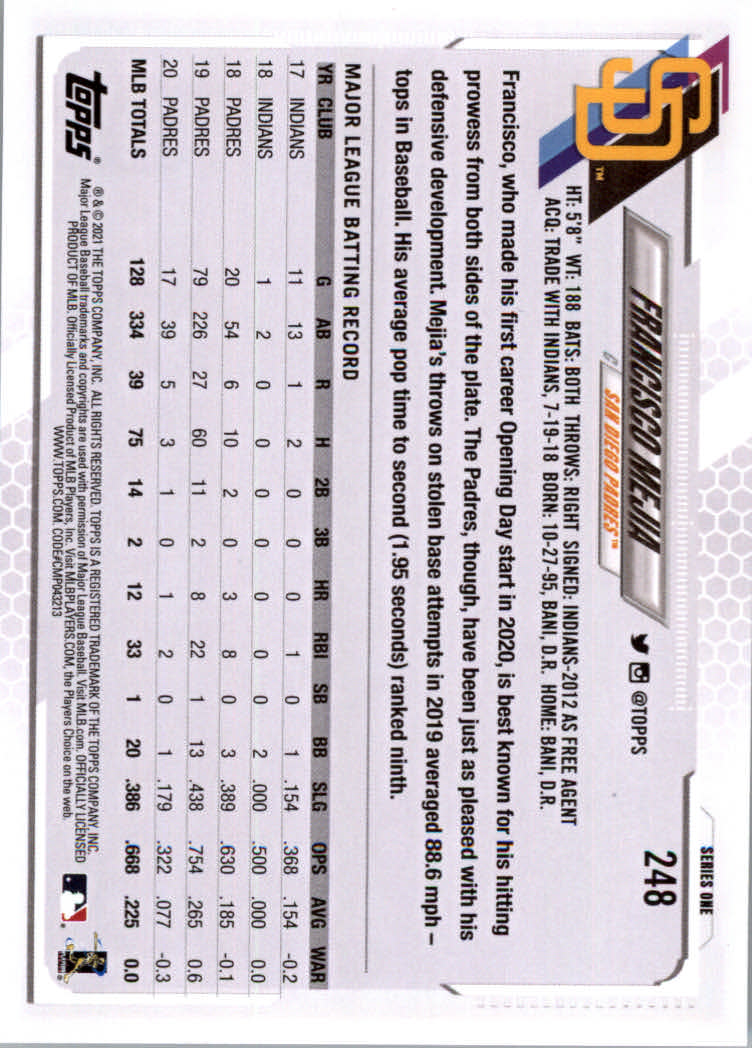 2021 Topps Baseball Base Set Cards #1 to #250 Rookies and Veterans - Picture 467 of 471