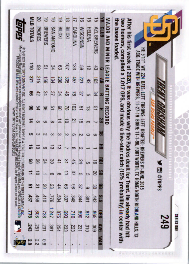 2021 Topps Baseball Base Set Cards #1 to #250 Rookies and Veterans - Picture 469 of 471