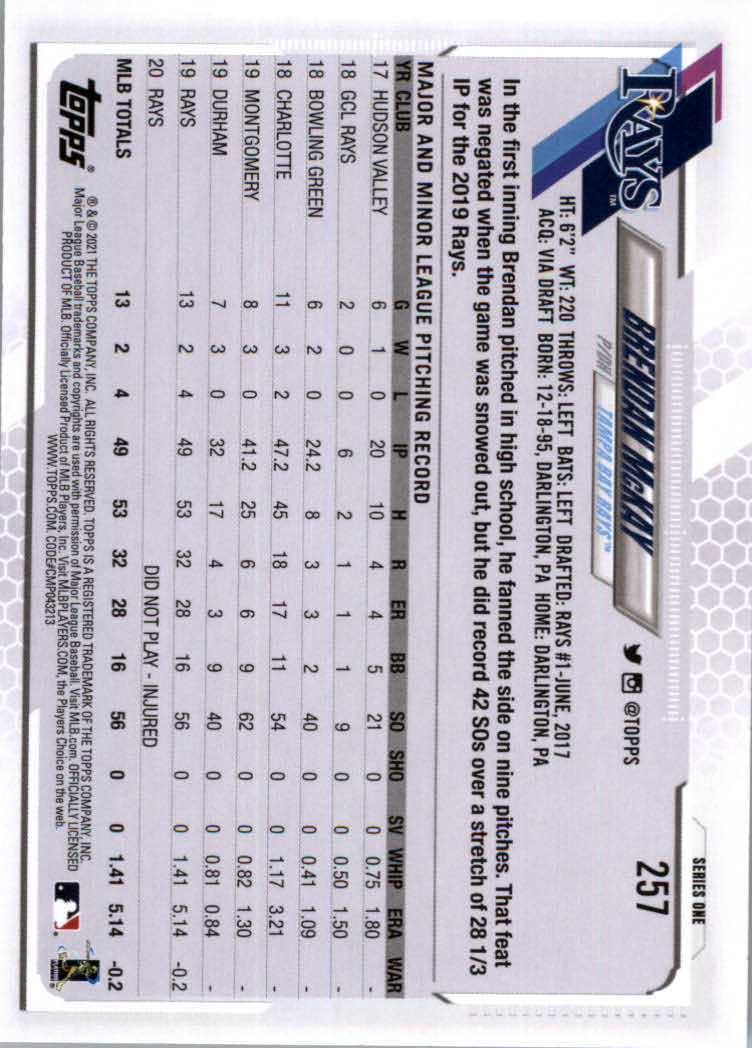 2021 Topps Baseball Base Set Cards #251 to #500 Rookies and Veterans - Picture 15 of 477