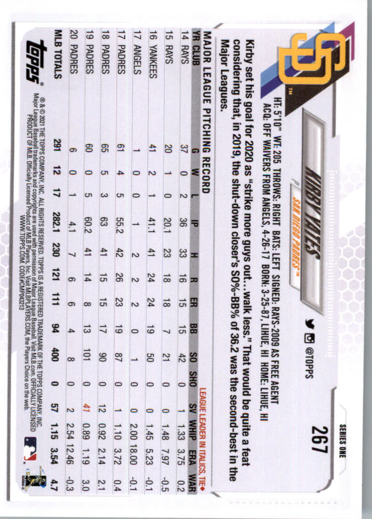 2021 Topps Baseball Base Set Cards #251 to #500 Rookies and Veterans - Picture 35 of 477
