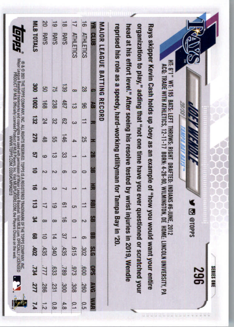 2021 Topps Baseball Base Set Cards #251 to #500 Rookies and Veterans - Picture 89 of 477