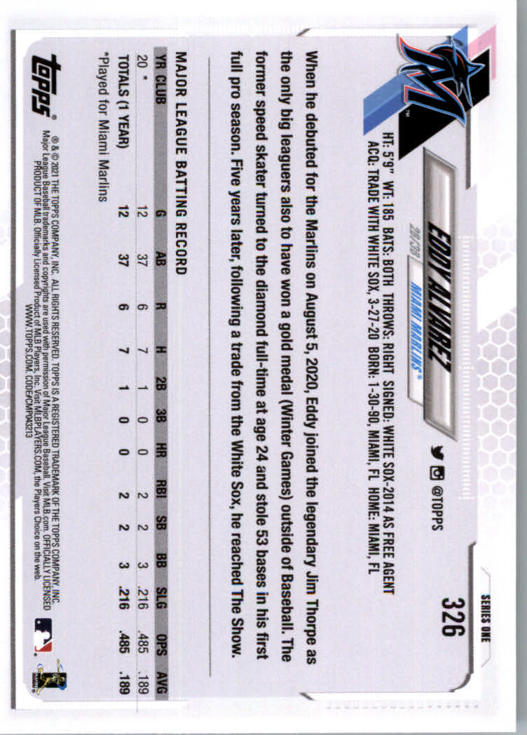 2021 Topps Baseball Base Set Cards #251 to #500 Rookies and Veterans - Picture 147 of 477