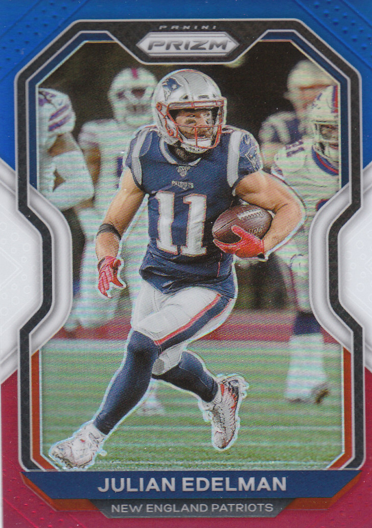 Tarjetas paralelas de novatos y veterinarios de fútbol Panini Prizm 2020 ""rojo blanco y azul - Imagen 2 de 63